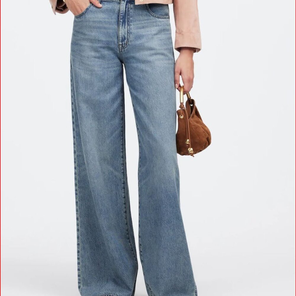 Madewell Superwide-Leg Jeans: Airy Denim Edition 30 Standard